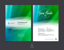 Set Of Business Brochure, Flyer And Cover Design Layout Template