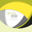 Illustration of unusual modern material design vector background