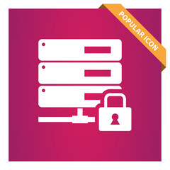 Poster - Database security protection icon