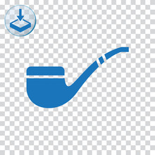 Smoking Pipe Icon For Web And Mobile