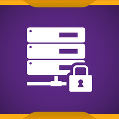 Poster - Database security protection icon