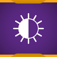 Poster - Brightness sign icon