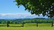  Scenic view of rural Vermont country landscape