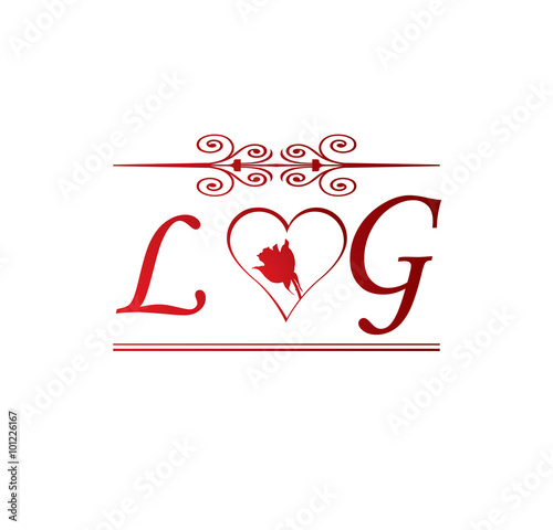 picture Lg Name Wallpaper https stock adobe com images lg love initial with red heart and rose 101226167 start checkout 1 content id 101226167