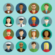 © switchpipi - Professions Vector Flat Icons. Signs, symbols set
