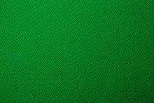 Green Biliard Cloth Color Texture Close Up