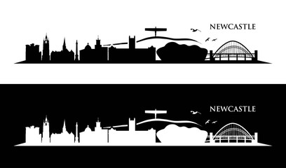 Wall Mural - Newcastle skyline