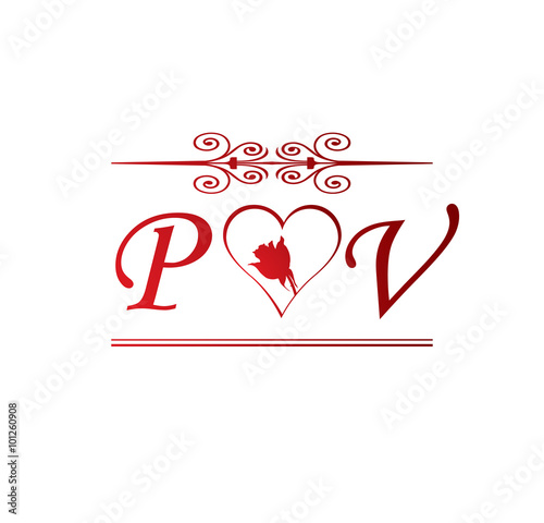 Pv Love Initial With Red Heart And Rose Buy This Stock Vector And Explore Similar Vectors At Adobe Stock Adobe Stock Download 4k wallpapers of love, couples, lovers, kissing couples, love hearts, couple together, romantic, wedding in hd, 4k, 5k red heart, astronaut, planet, outer space, black background, amoled, cute, 5k. pv love initial with red heart and rose