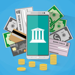 Poster - concept for mobile banking