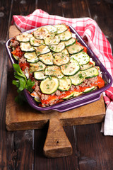 Canvas Print - vegetable lasagna