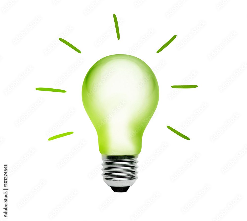 Stock-Foto „Grüne Lampe“