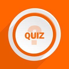 Poster -  flat orange vector icon