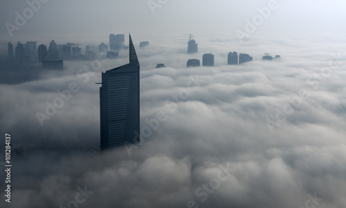 Zdjęcie XXL Mgła w Dubai Marina