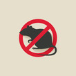 rat warning sign
