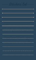 Wall Mural - decorative dividers set