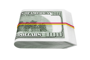 Aufkleber - Pack of Hundred Dollars