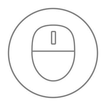 Computer mouse line icon.