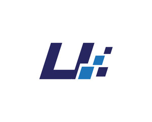 li digital letter logo