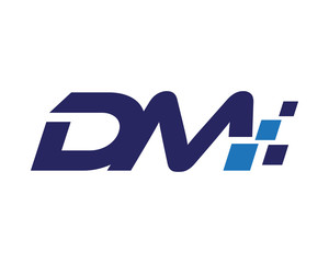 DM digital letter logo