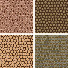 Abstract Seamless Backgrounds Of The Skin