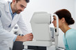 © Syda Productions - optician with tonometer and patient at eye clinic