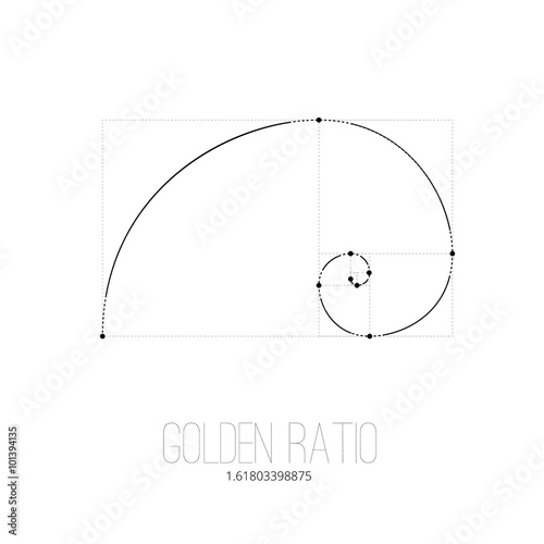 Symbol Of The Golden Ratio Tattoo Black Lines On The Isolated Background Buy This Stock Vector And Explore Similar Vectors At Adobe Stock Adobe Stock