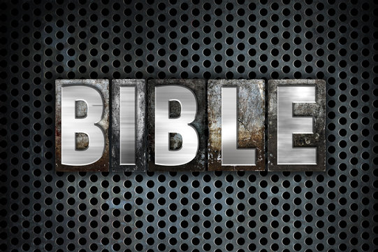 Bible Concept Metal Letterpress Type
