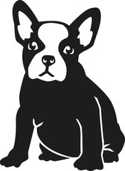 Sticker - Sitting French bulldog