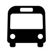 Bus public transportation flat icon for apps and websites