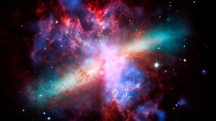 Wall Mural - space nebula. elements of this image furnished by nasa