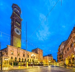 Wall Mural - Piazza delle Erbe, Verona, Italy