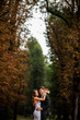 © IVASHstudio - elegant, sophisticated bride couple photographed in the autumn park