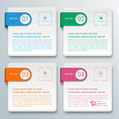 Sticker - Infographics Web Banner & Label Design