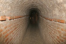 Brick Tunnel Of A Secret Underground Passage