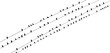 Birds on a wire made from a real photo illustration black and white
