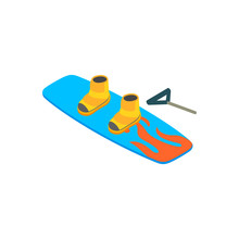 Water Board Isometric 3d Icon