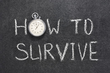 Wall Mural - how to survive