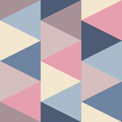 Wall Mural - Seamless pattern with triangles