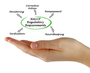 Poster - Diagram of HACCP Regulatory Requirements