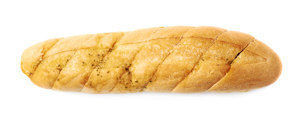 Wall Mural - Italian ciabatta white bread isolated