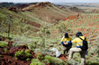 Geologists Sampling Rocks - Pilbara - Australia