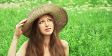 Beautiful Woman With Hat