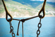 marine knot and chain background of the sea