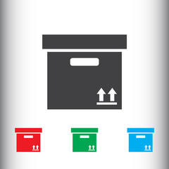 Aufkleber - Box icon
