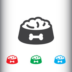 Poster - Pet dog feed icon