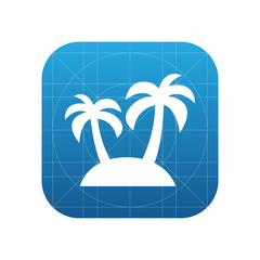 Aufkleber - Palm icon