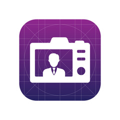 Sticker - Back photo camera icon