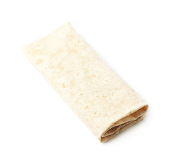 Poster - Thin armenian lavash bread isolated