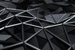 Abstract 3D Rendering of Low Poly Surface.