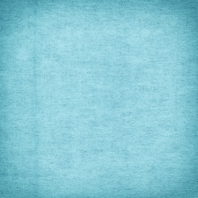 Linen Canvas Texture Turquoise Background